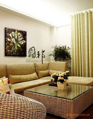 純手繪精品裝飾畫(huà)《玉蘭花》 藝術(shù)與家居的完美融合